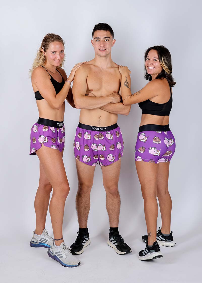 jurk Hassy Bij wet Women's Choccy Cows 1.5" Split Shorts – ChicknLegs