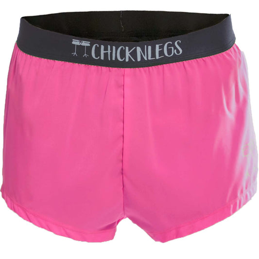Men's Neon Pink 4 Half Split Shorts