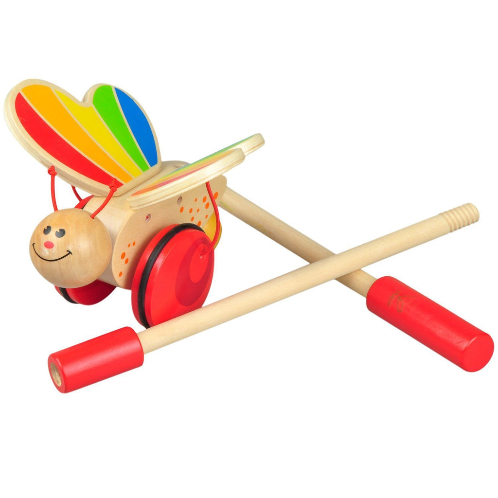 wooden butterfly toy