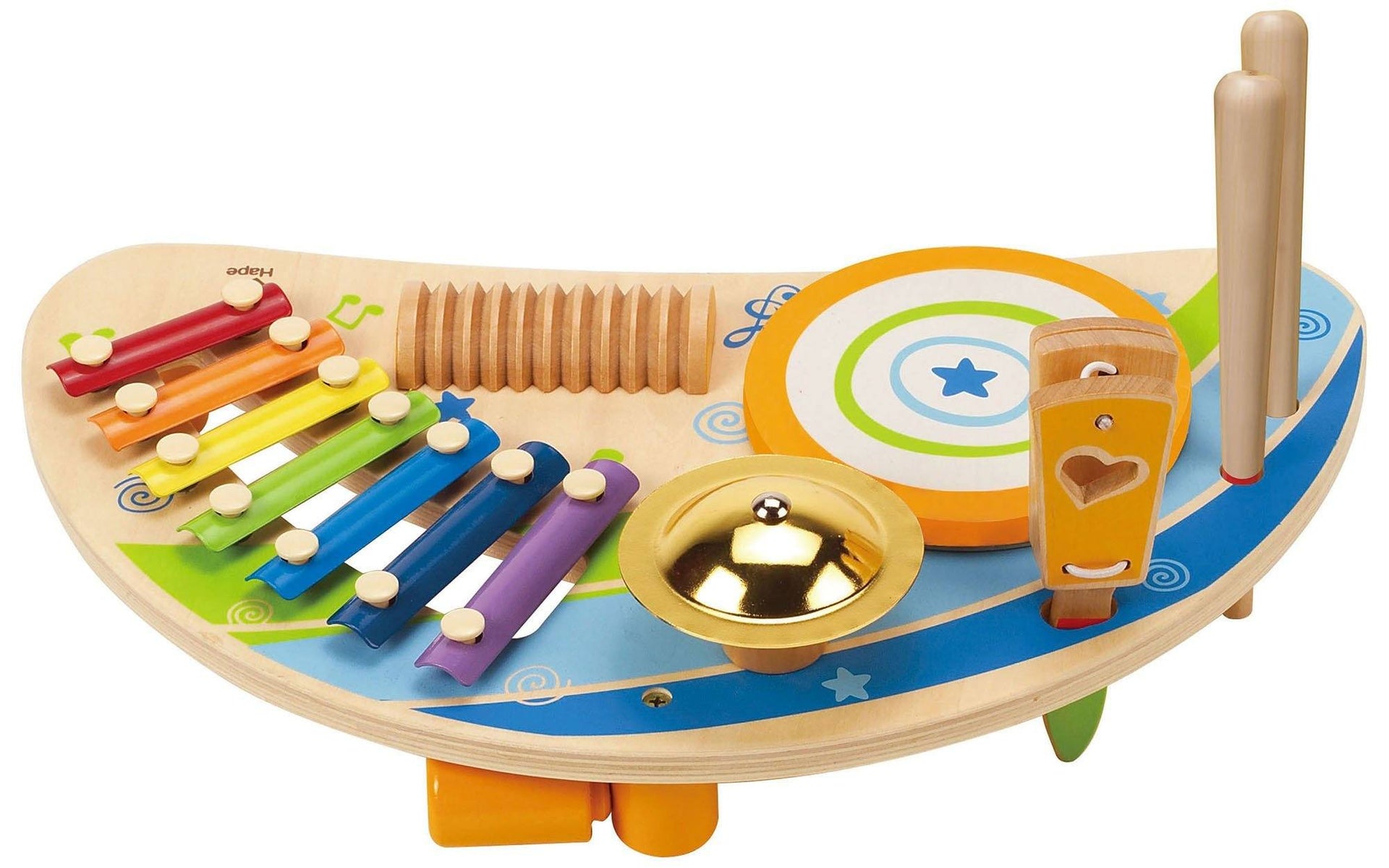 hape mighty mini band wooden percussion instrument