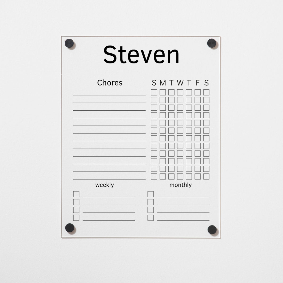 chore chart notepad boy – Olliegraphic