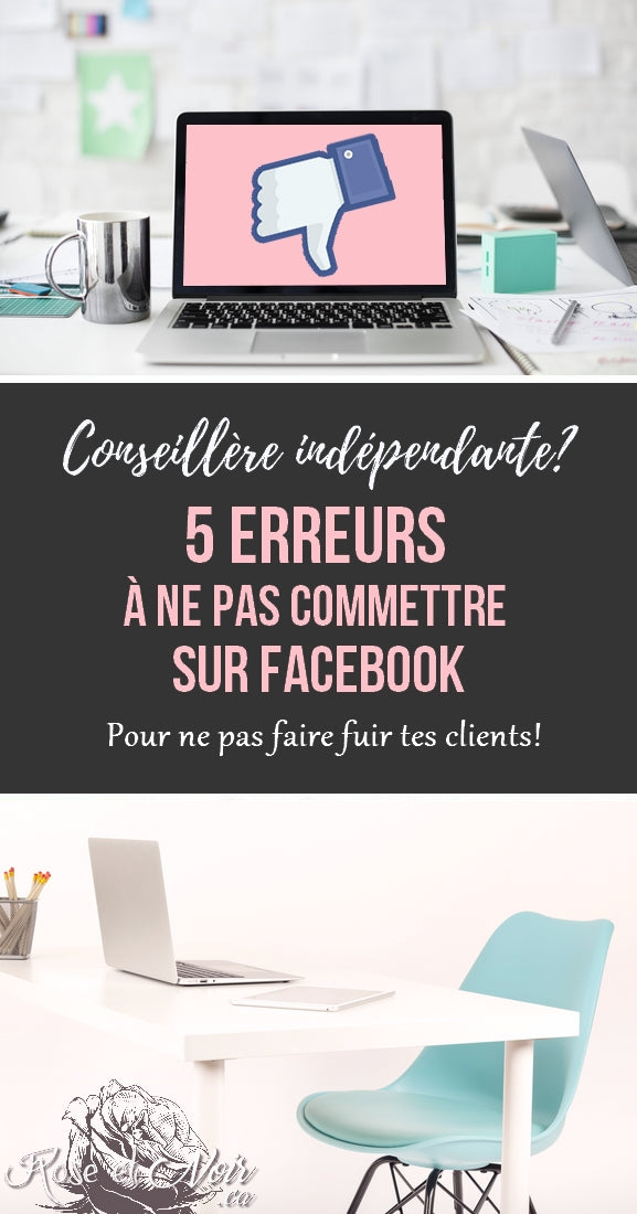 5 erreurs à ne pas commettre sur Facebook