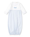 Hand Embroidered Premier Eastbound Train Sack Gown - Kissy Kissy