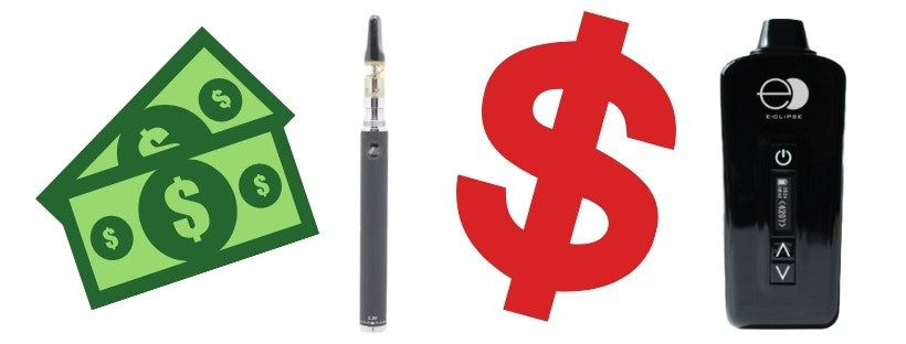 Graphics with Money, Vapes and Dollar Symbols