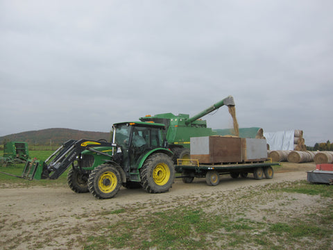 Unloading combine