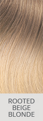 hairtalk® Hand Tied Weft Extensions in Color Rooted Beige Blonde
