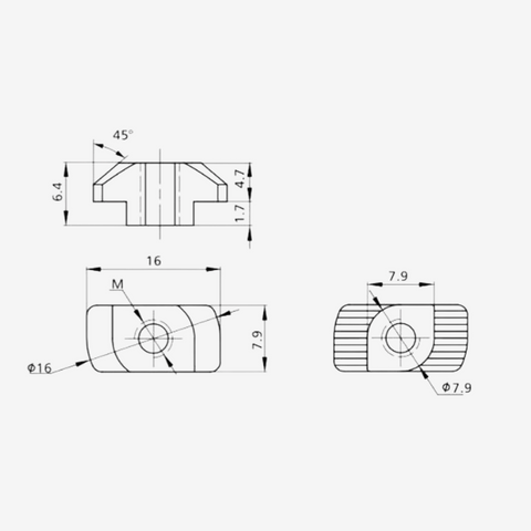 Tornillo Socket Boton Negro Metrico - M4 x 25 — Tornillos TOREC