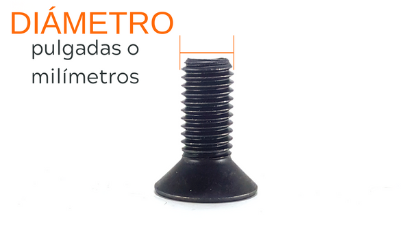 diametro de tornillo