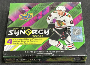 2021-22 Upper Deck Synergy Hockey Hobby Box - GSC