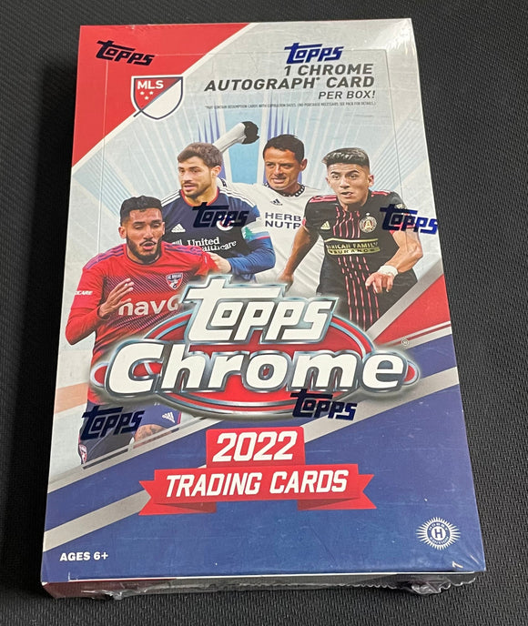 2022 Topps Chrome MLS Soccer Hobby Box