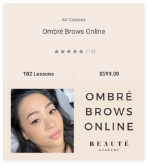 Ombre Brows - brow master - beaute academy