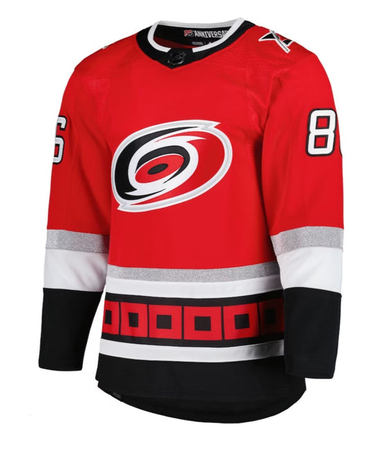 Adidas Carolina Hurricanes Pro Stock Official Game Jerseys CANES White 8444  | SidelineSwap