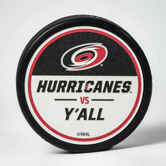 Mustang Products Carolina Hurricanes Striped Puck – Carolina Pro Shop