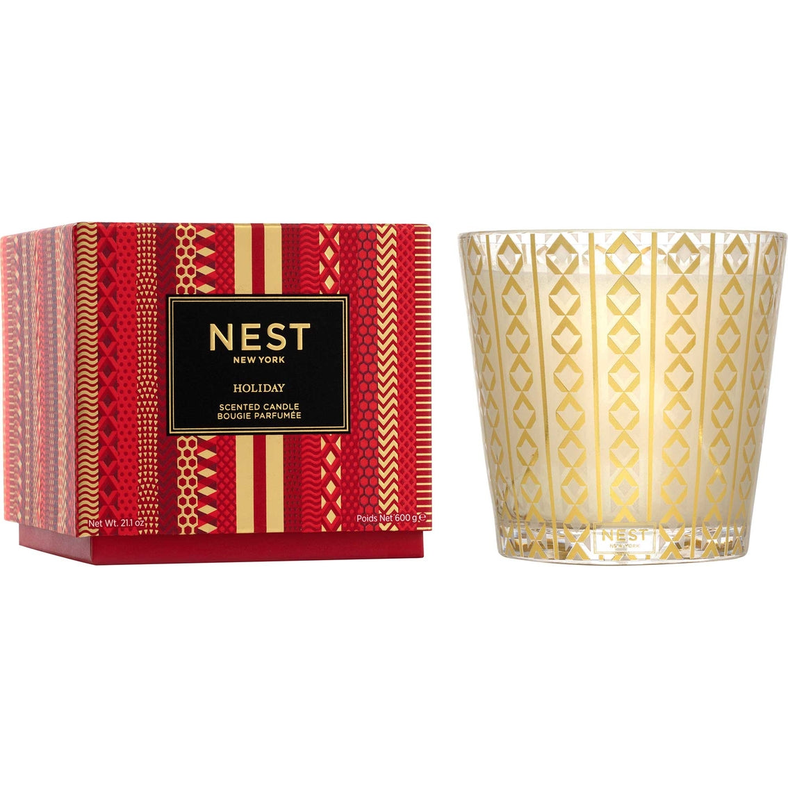 NEST New York Holiday 3-wick Candle
