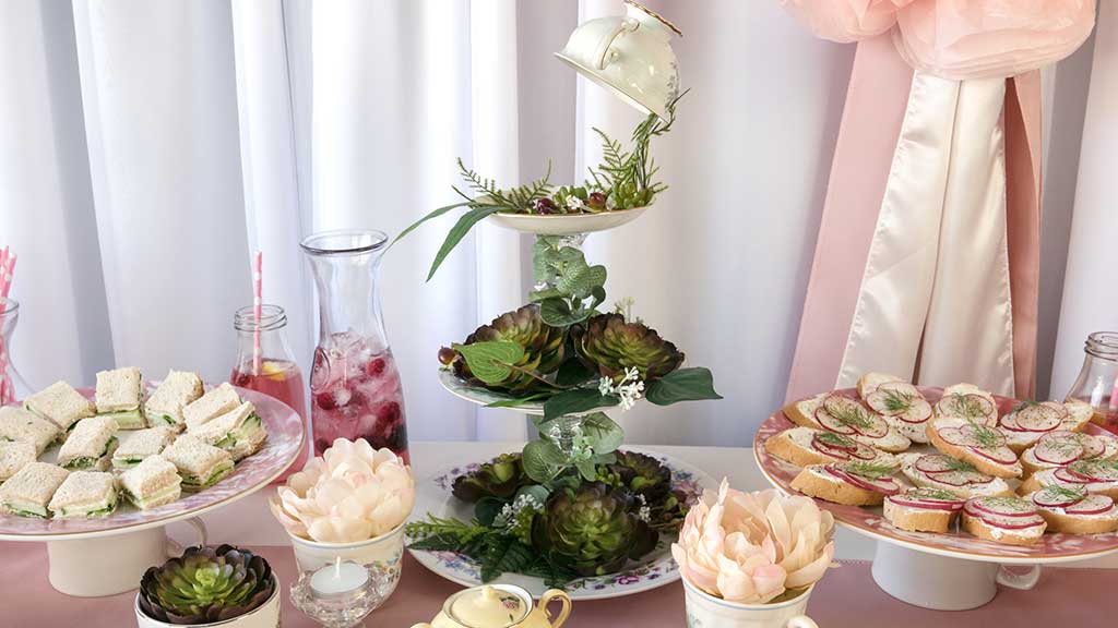 Bridal Shower Tea Party Centerpiece Ideas | BalsaCircle.com