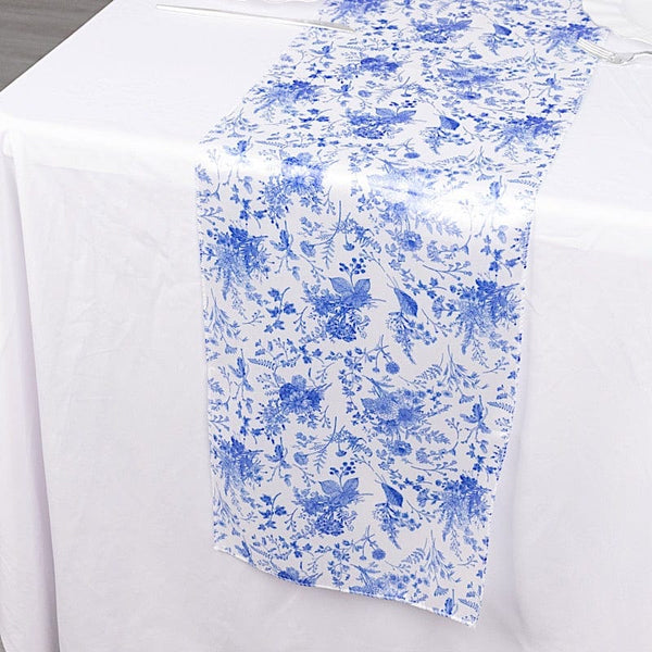 Sheer White Pearl Embroidered Table Runner Table Overlay Airy