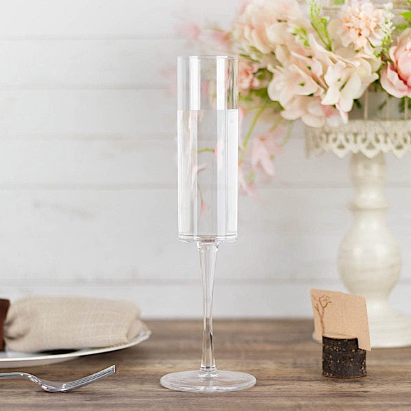 Posh Setting Clear Plastic Champagne Flutes - Disposable Party Glasses for  Weddings, Celebrations, S…See more Posh Setting Clear Plastic Champagne