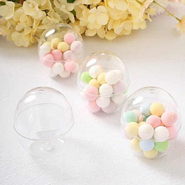 24 Clear 3 oz Disposable Mini Teardrop Plastic Dessert Cups