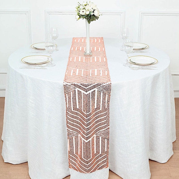 48x120 White Pearl Embellished Sheer Tulle Table Runner, Elegant Formal  Table Linen