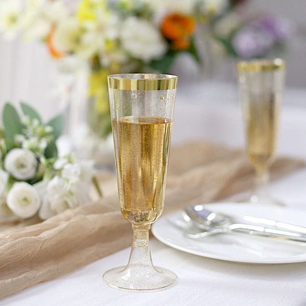 2 Pcs 9 in Tall Clear Wedding Glasses Dress and Tuxedo Toasting Flutes