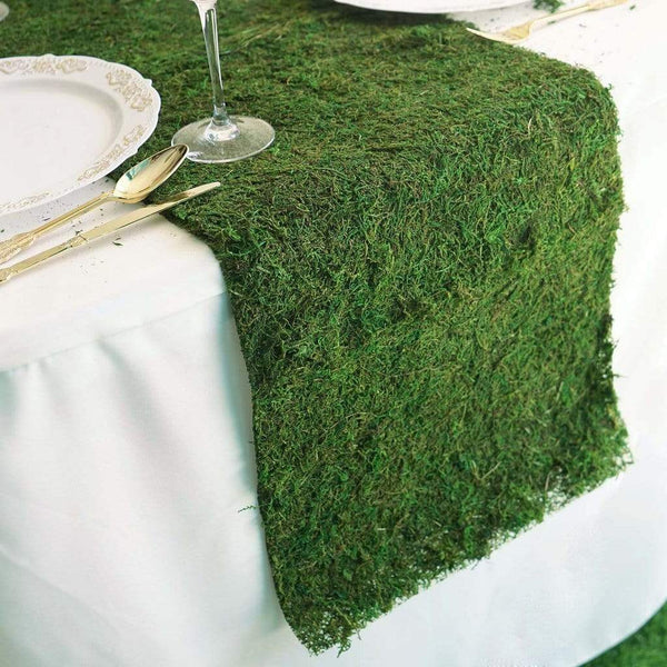 Artificial Grass Table Runner 12 X 48 Inch Green Tabletop Centerpiece for  Party Christmas Birthday Banquet Wedding Decoration