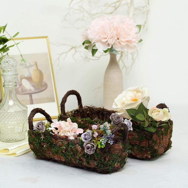 4pcs Square Floral Moss Plants Flower Holder Moss Blocks