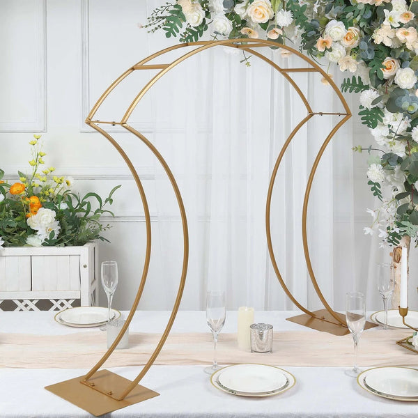  Fomcet 40 Tall Metal Adjustable Over The Table Rod Stand with  Clamps 39-75 Length Gold Table Arch for Wedding Birthday Party  Anniversary Christmas Decoration Supplies : Patio, Lawn & Garden