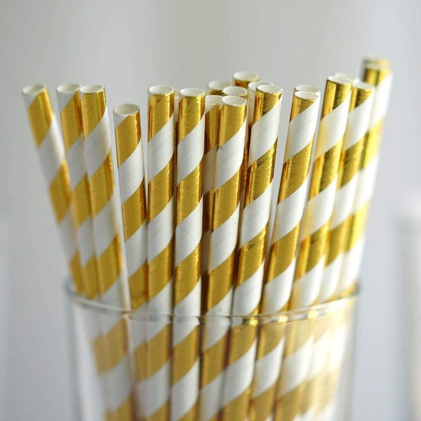 Glass Drinking Straws Bubble Acrylic Straws 5 inch Reusable Telescopic Straws Disposable Degradable Paper Straw Double Color Gold Stamping Dot Series