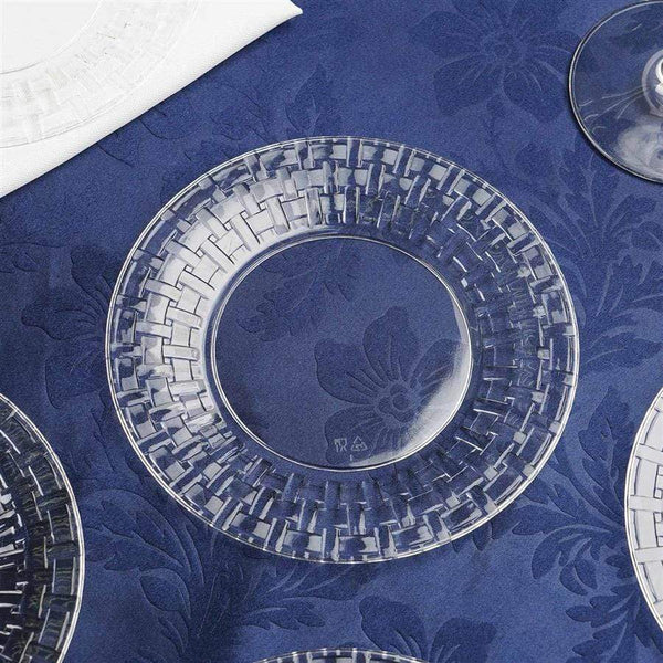 12 Pcs 8 Clear Octagonal Plastic Disposable Dessert Plates