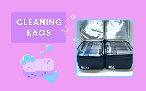 how to clean makeup bags