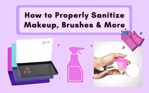 how to clean makeup brushes and makeup palettes