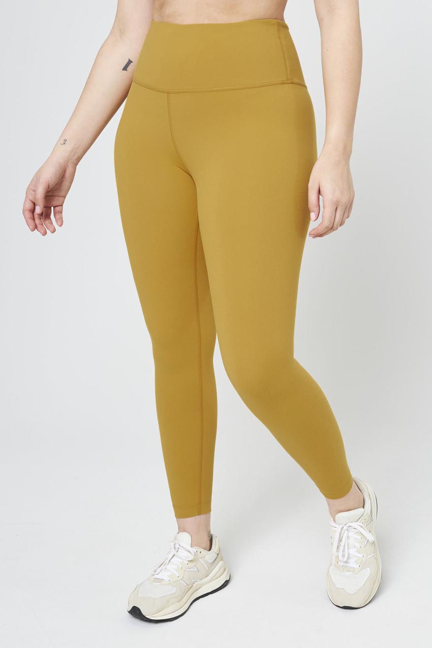 Motus Seamless Legging High Waist - OKER YELLOW - Engineered Life