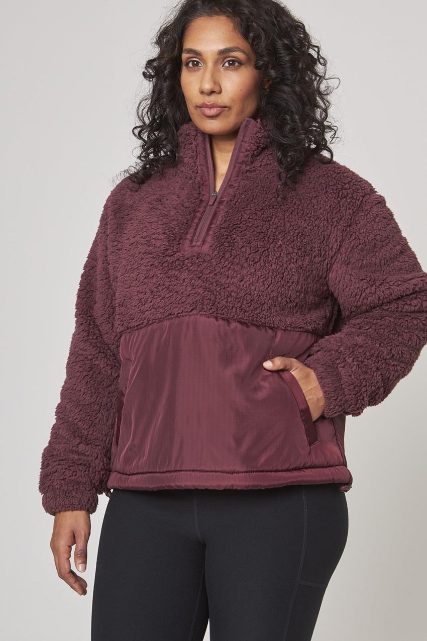 Womens Fleece Crew Neck Top – Mondetta Canada