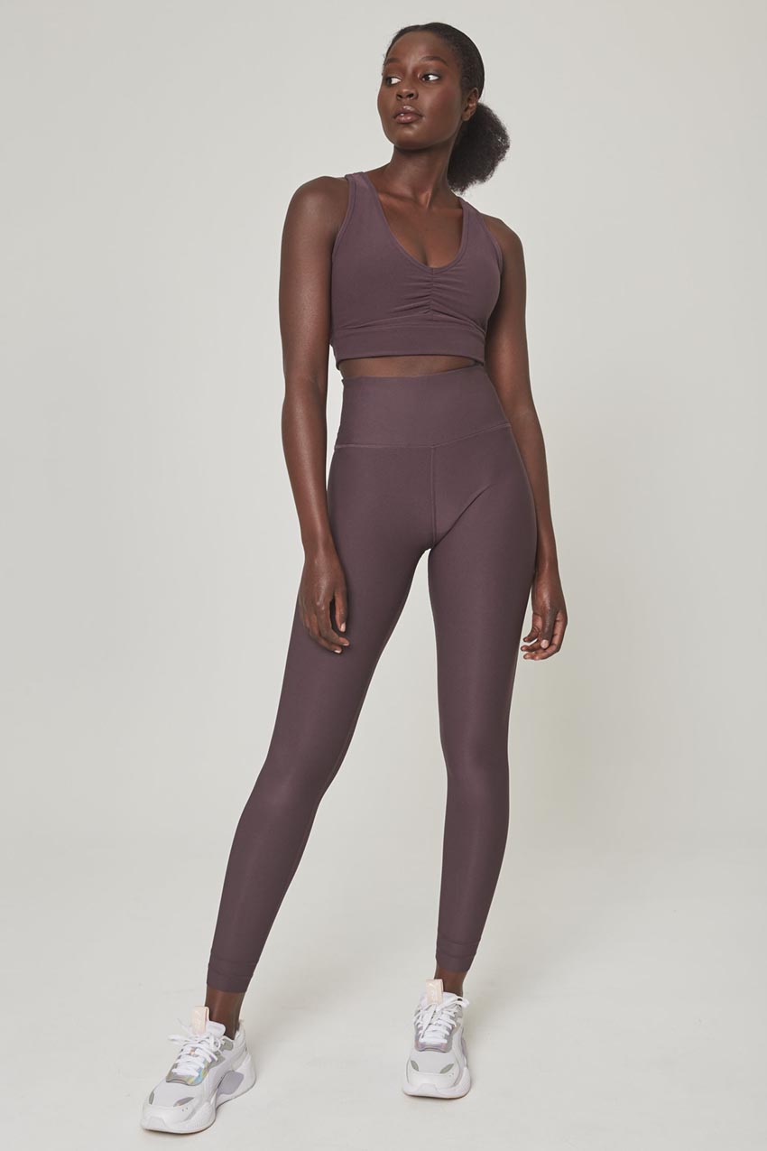 B2361USAP High Waisted Legging with Weaves Burnout Design – Twist Boutique