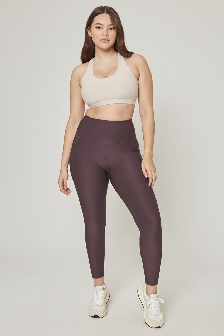 Buy Chocolate Brown Next Active Sports Yoga Wrap Waist Capri Leggings from  Next Luxembourg
