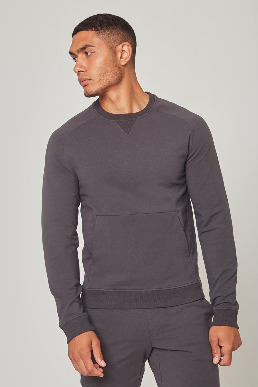 Mondetta Women's Sweater Size XL Pocketed Hoodie Gray, Gray, XL :  : Fashion