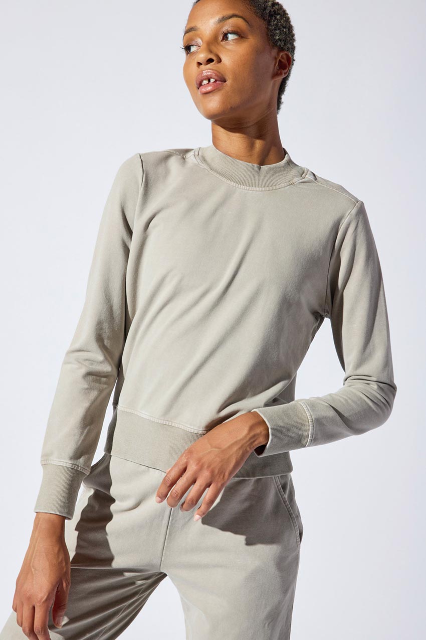 Dasha Berber Quarter-Zip Pullover