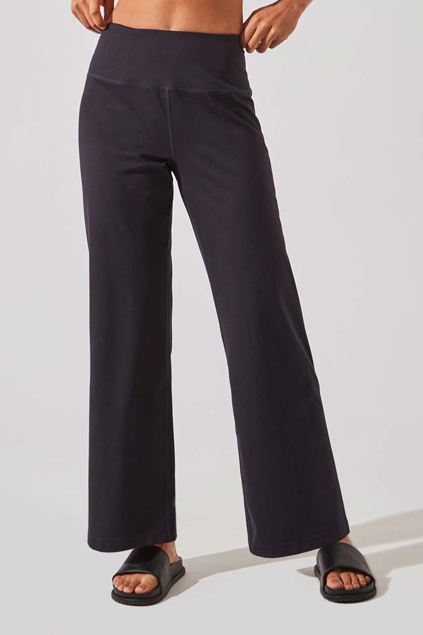 Hypnotic Recycled Polyester Cropped Wide Leg Pant