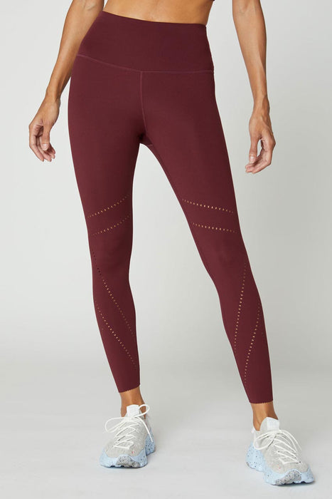 Raelynn Pursuit Recycled High-Waisted Perforated 7/8 Legging – MPG