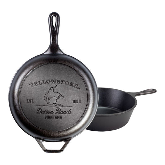 Lodge x Yellowstone 13.25 Seasoned Cast Iron Skillet