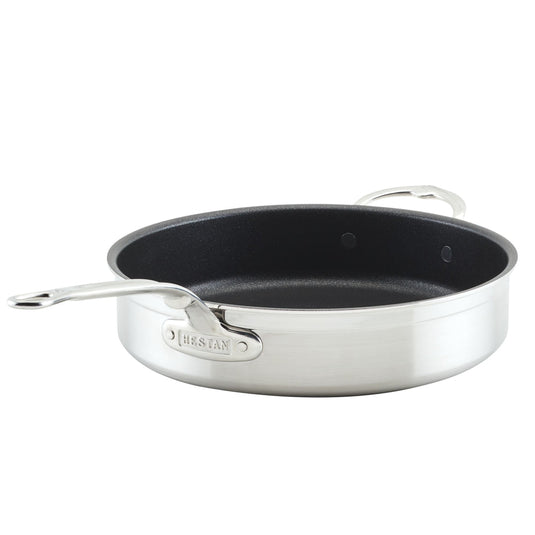 Hestan Thomas Keller Insignia Stainless Steel Frying Pans with Universal  Lid, Set of Two, 11 & 12.5-inches