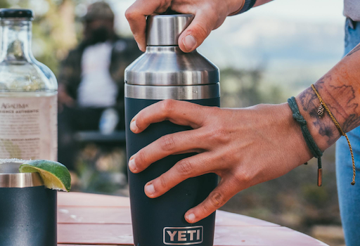 YETI® White Rambler 20oz Cocktail Shaker