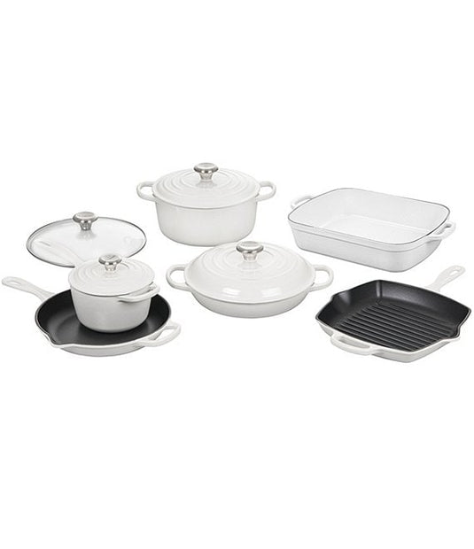 Le Creuset 5 Piece Enameled Cast Iron Signature Set - Licorice