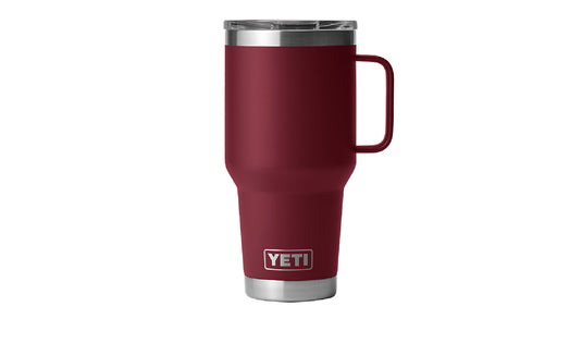 NEW YETI SOLD OUT LIMITED EDITION SANDSTONE PINK 20 OZ TRAVEL MUG WITH  HANDLE