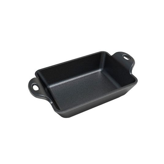 Lodge Cast Iron Square Mini Server, Black, 10 oz