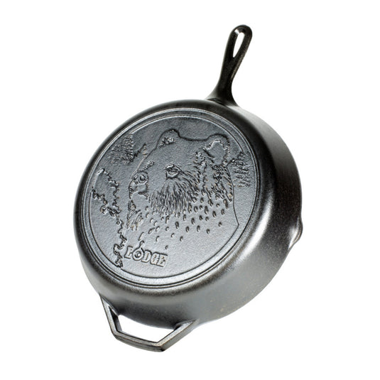 Cast Iron Cookware Lodge Wildlife Series Skillet 13.25 Turkey