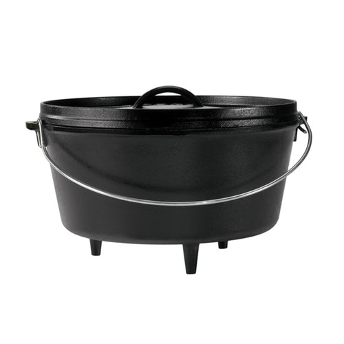 Lodge 14 Inch / 10 Quart Cast Iron Deep Camp Dutch Oven – Atlanta