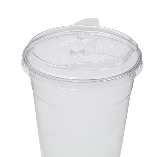 Karat Strawless Sipper lids for 12-24oz PET Plastic cup - 98mm