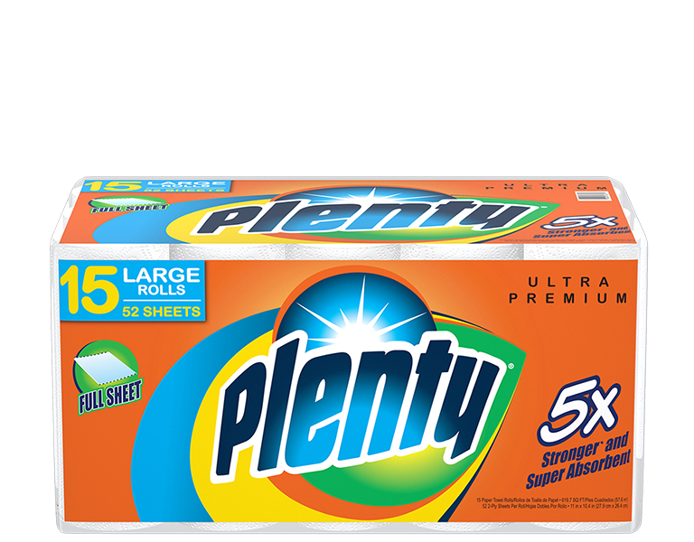 Plenty Paper Towels 15 Pack