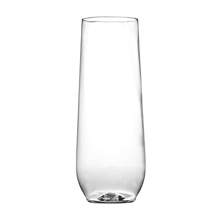 Acopa 10 oz. Stemless Flute Glass - 12/Case